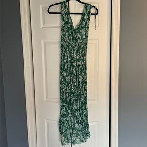 Seven Islands Green Floral Maxi Dress